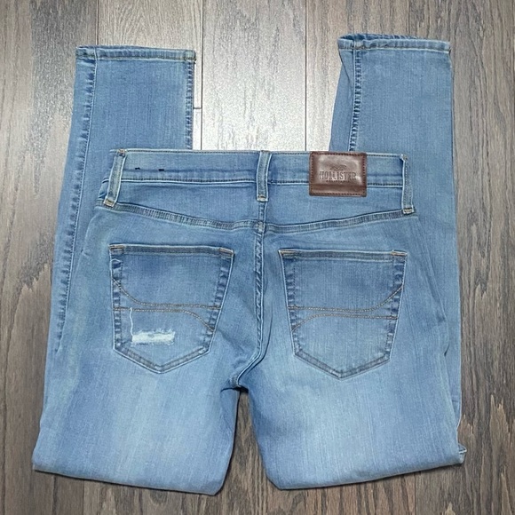 Hollister Light Blue Denim Jeans - Picture 5 of 10